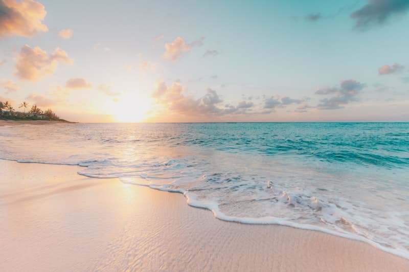 Boracay white beach at sunset