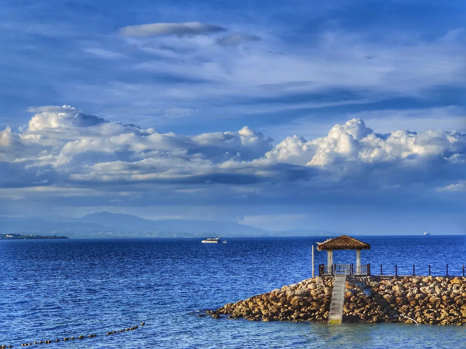 Resort area on Mactan island near Cebu